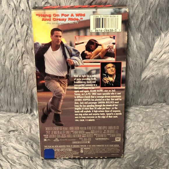 SPEED 1 & 2 (1994 & 1997) Keanu Reeves, Sandra Bullock - Picture 3 of 7